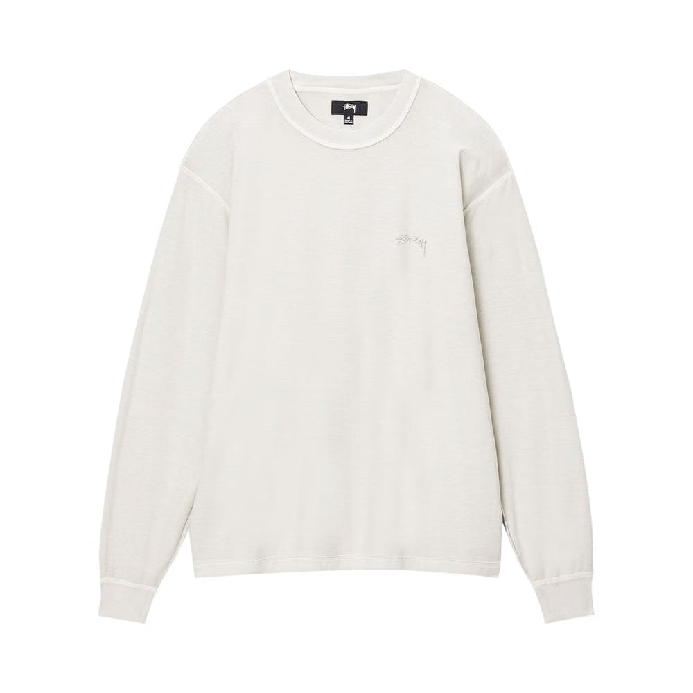 Stussy Lazy Long-Sleeve T-Shirt Bone