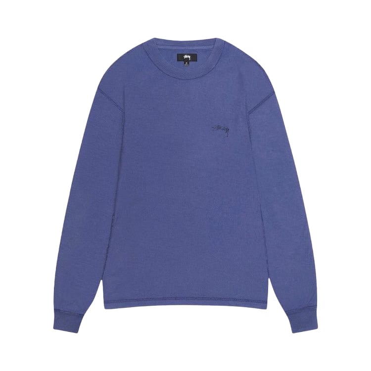 Stussy Lazy Long-Sleeve T-Shirt Vintage Navy