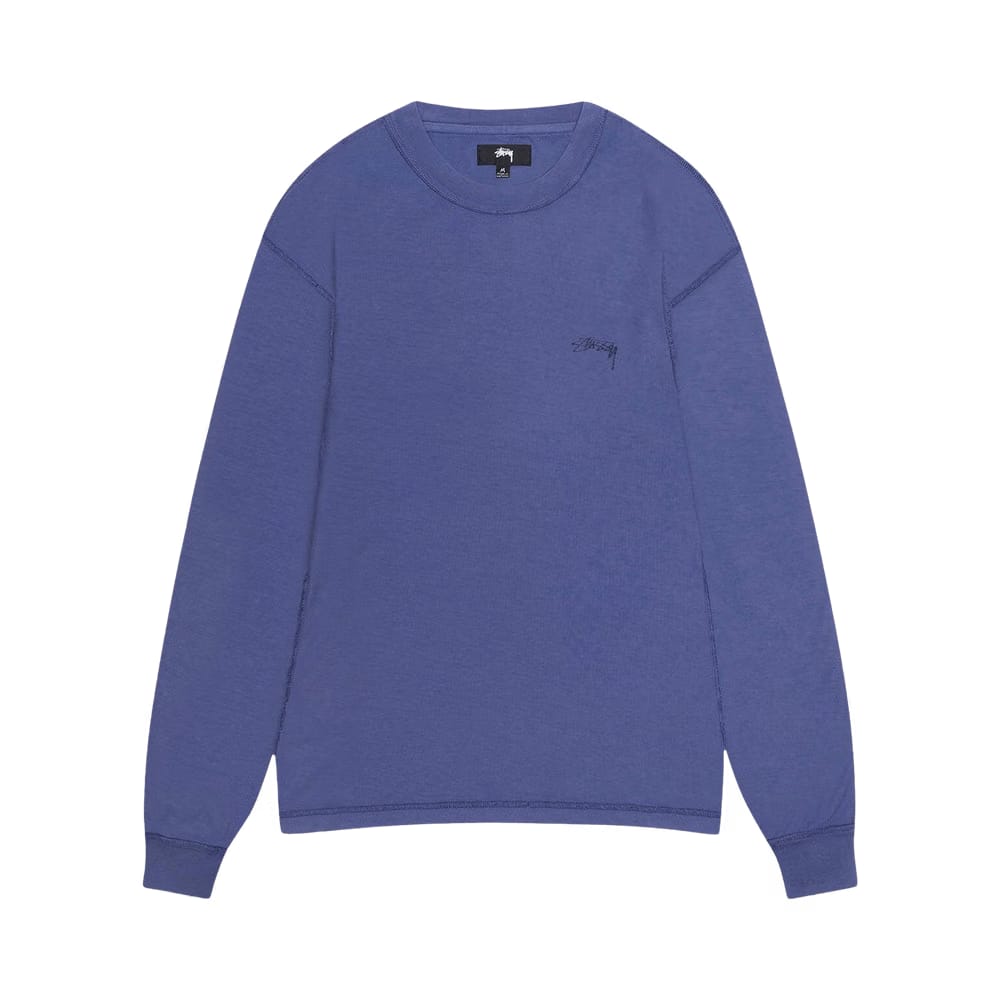 Stussy Lazy Long-Sleeve T-Shirt Vintage Navy