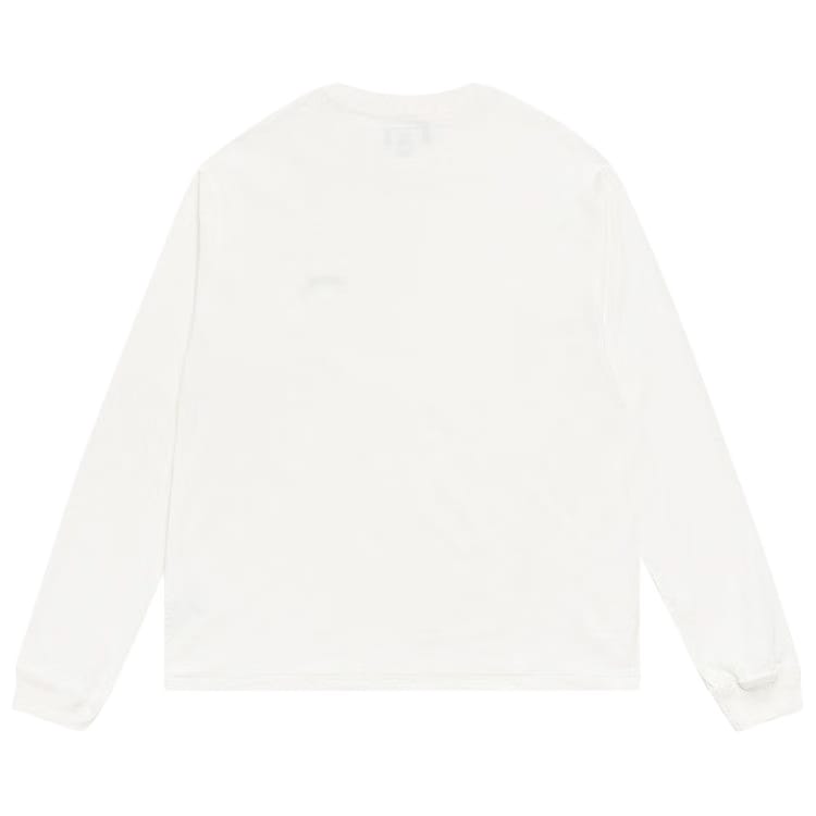 Stussy Lazy Long-Sleeve T-Shirt White