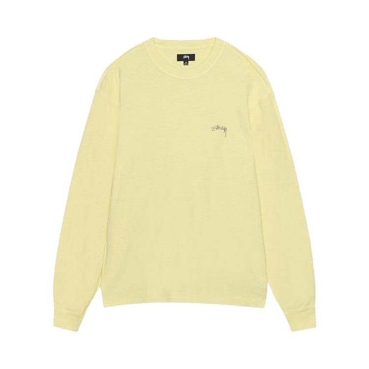 Stussy Lazy Long-Sleeve T-Shirt Yellow