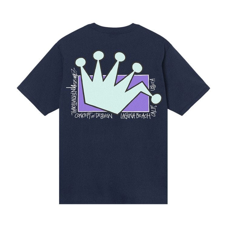 Stussy LB Crown T-Shirt Navy