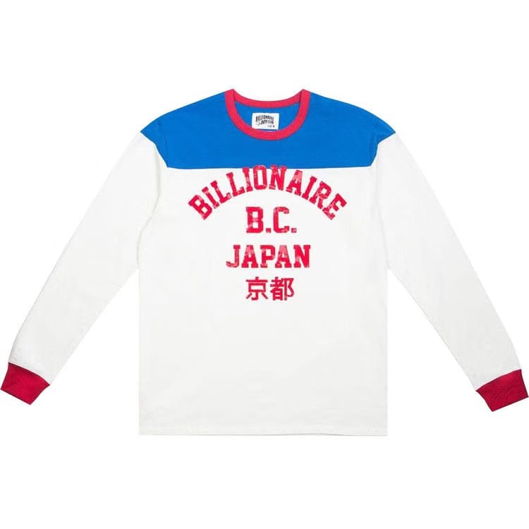 Billionaire Boys Club Motorclub Long-Sleeve Knit T-Shirt White