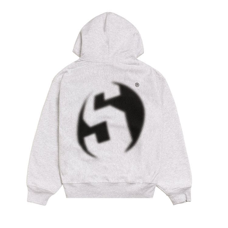 Stussy Lens Zip Hoodie Ash Heather