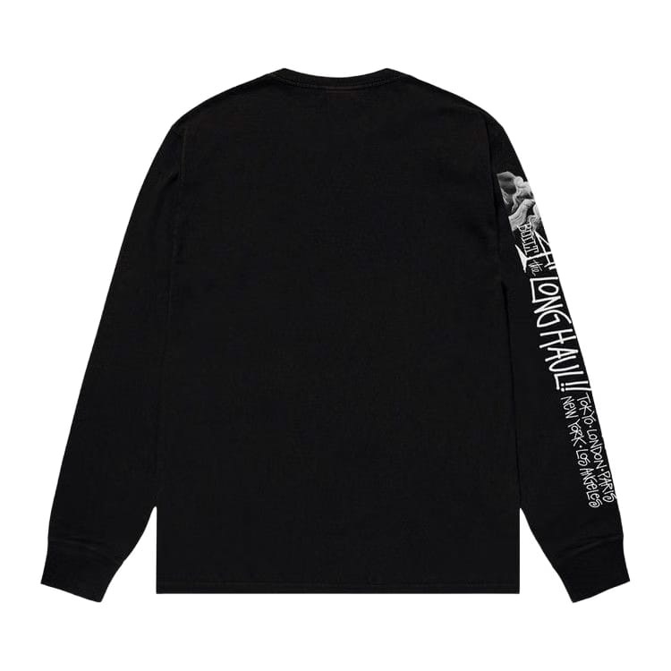 Stussy Long Haul Long-Sleeve T-Shirt Black
