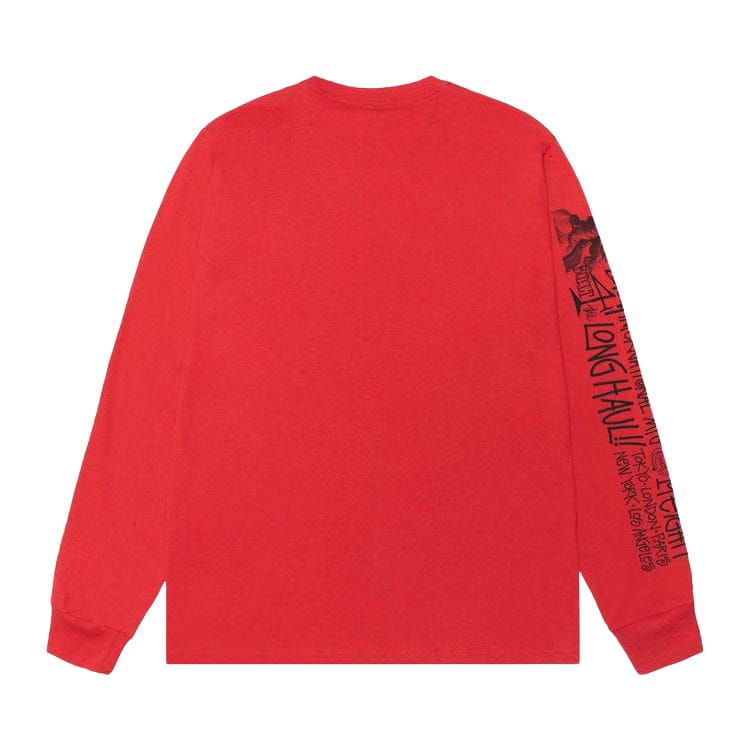Stussy Long Haul Long-Sleeve T-Shirt Cayenne