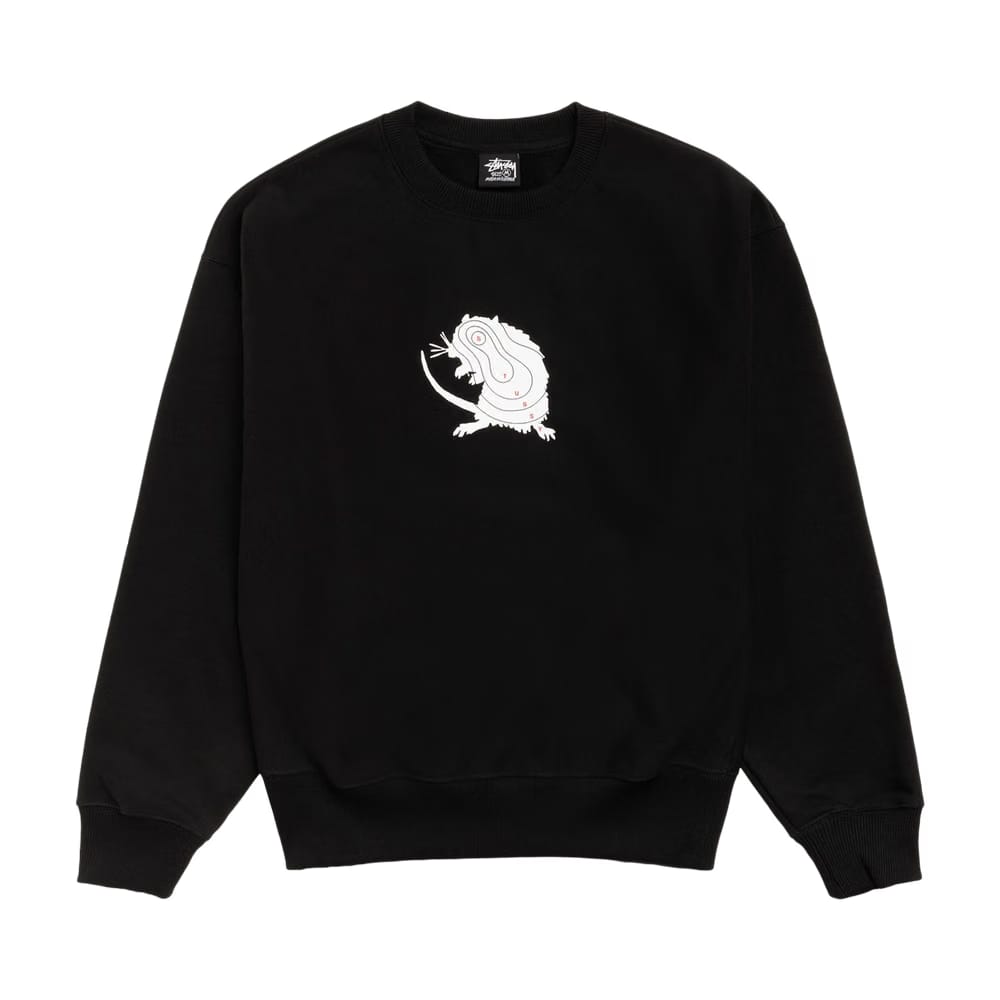 Stussy Long Range Crew Black