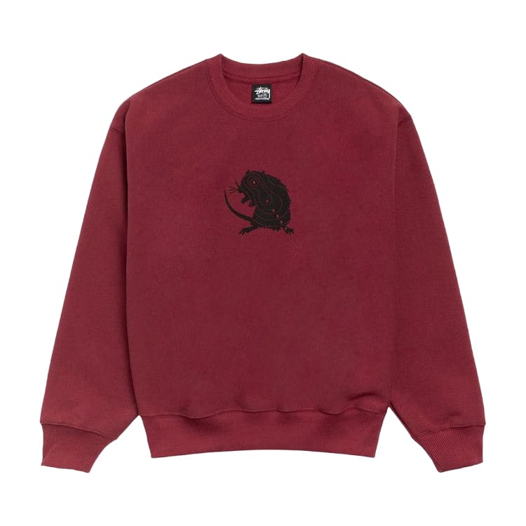 Stussy Long Range Crew Wine