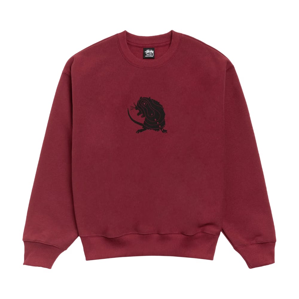 Stussy Long Range Crew Wine