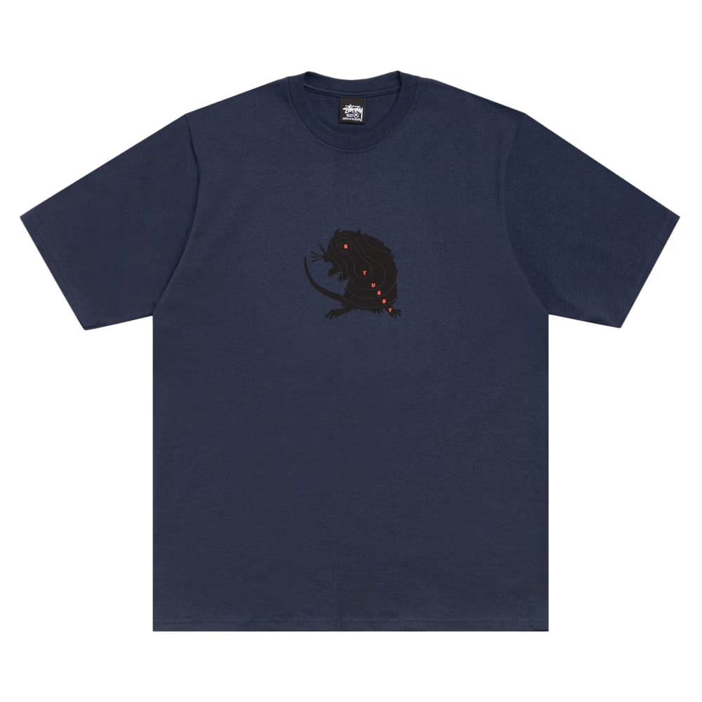Stussy Long Range T-Shirt Navy