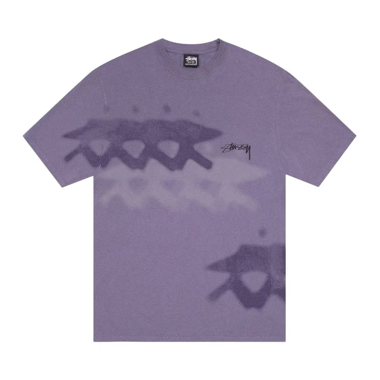 Stussy Low Tide T-Shirt Pigment Dyed Grape