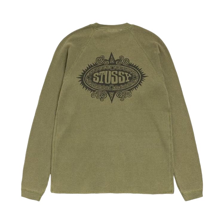 Stussy Mantra Raglan Thermal Olive