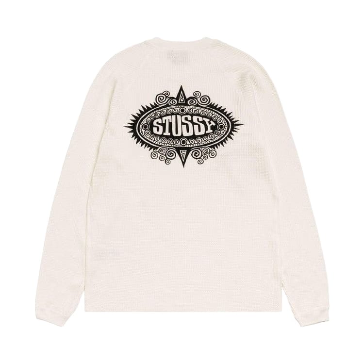 Stussy Mantra Raglan Thermal White