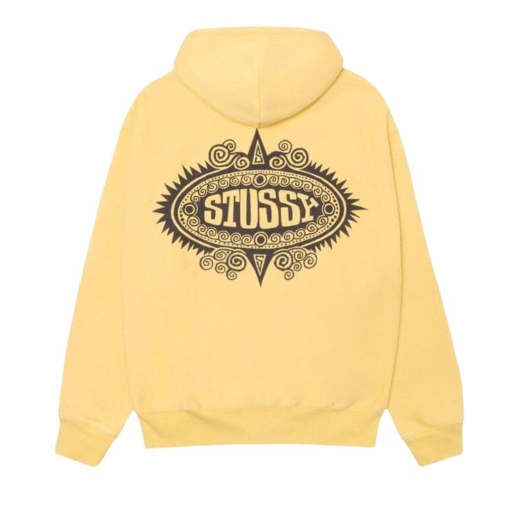 Stussy Mantra Zip Hoodie Yellow