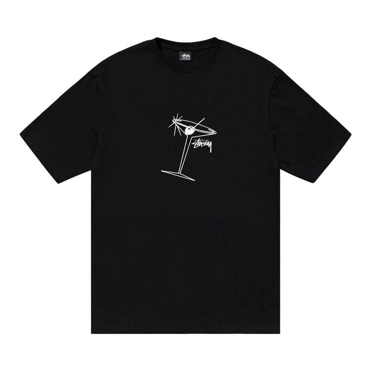 Stussy Martini T-Shirt Black