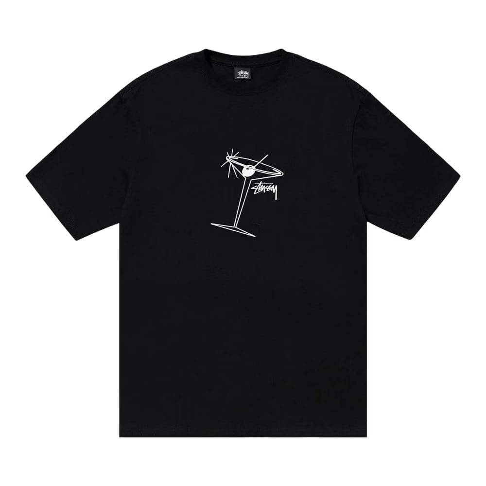 Stussy Martini T-Shirt Black
