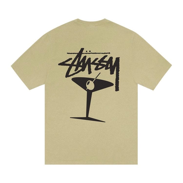 Stussy Martini T-Shirt Pigment Dyed Elm