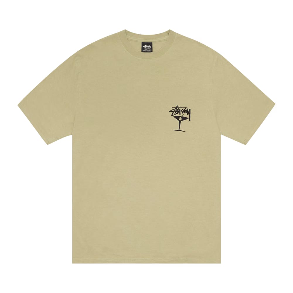 Stussy Martini T-Shirt Pigment Dyed Elm
