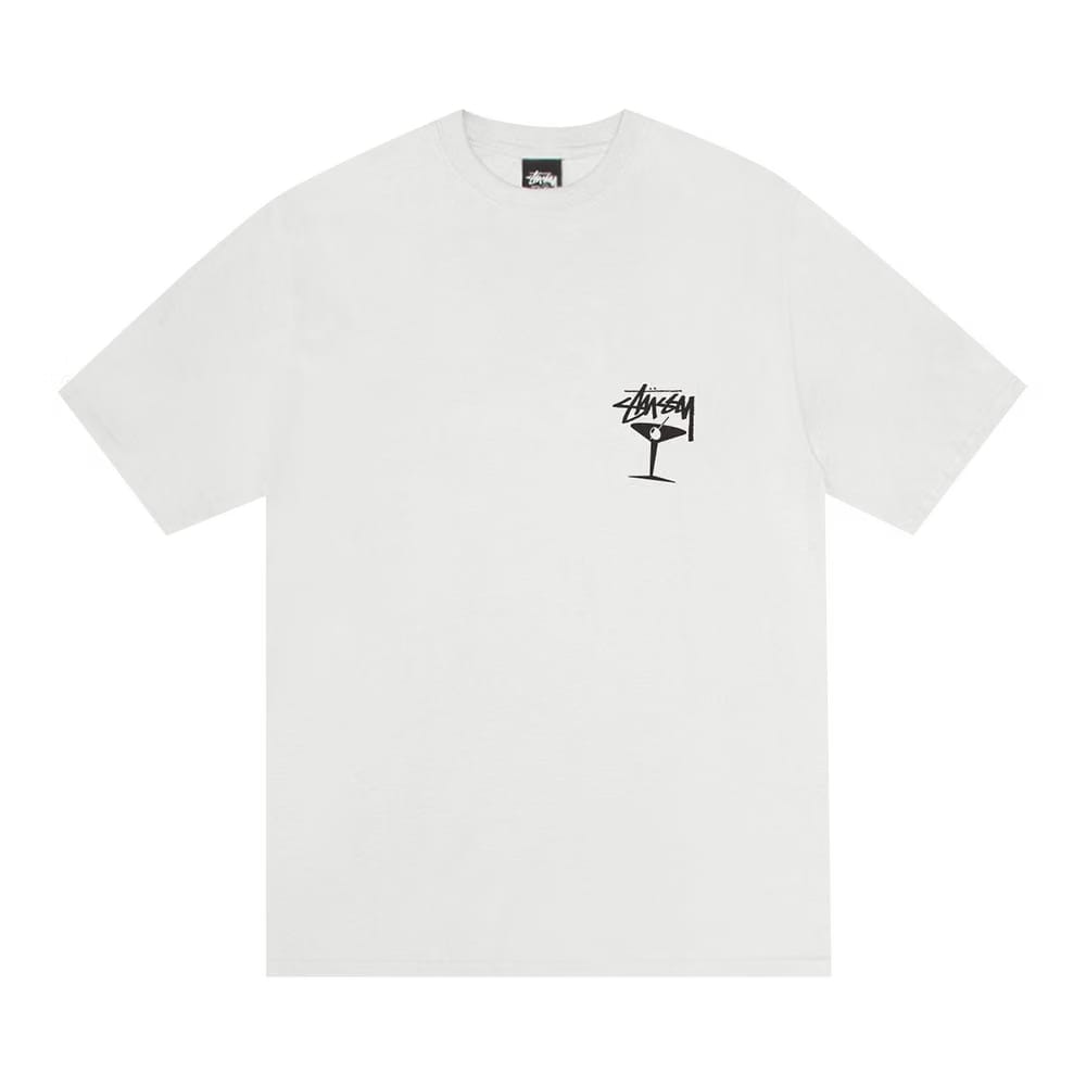 Stussy Martini T-Shirt Pigment Dyed Natural