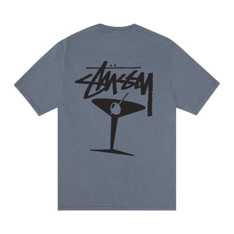 Stussy Martini T-Shirt Pigment Dyed Navy
