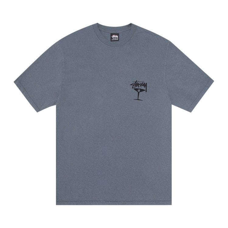 Stussy Martini T-Shirt Pigment Dyed Navy