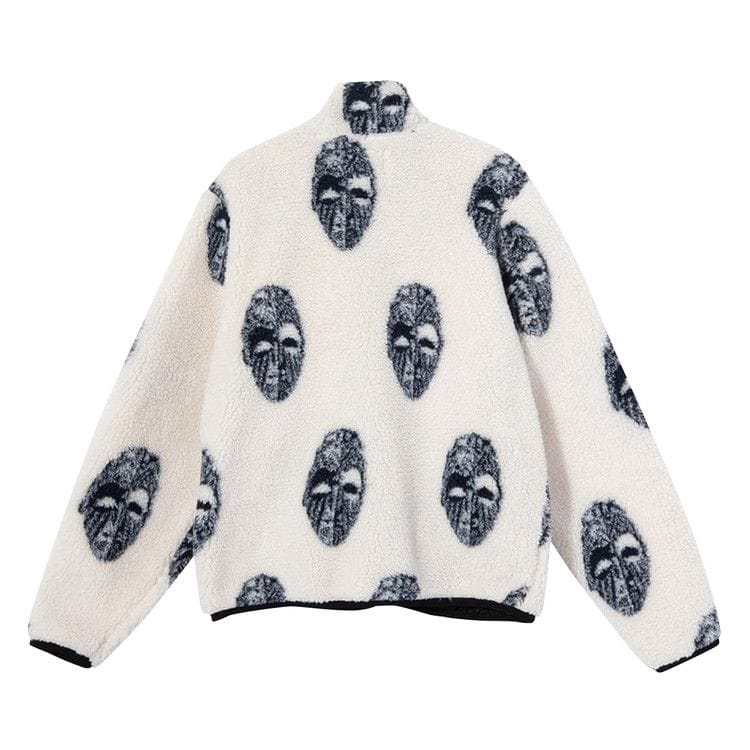 Stussy Mask Jacquard Sherpa Natural