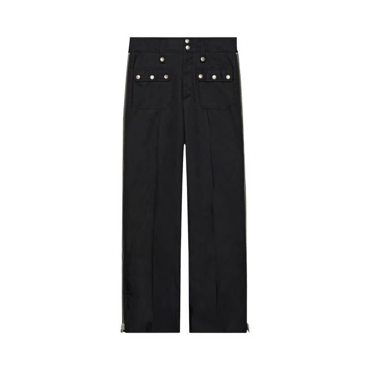 Gucci Pants With Zip Detail Black
