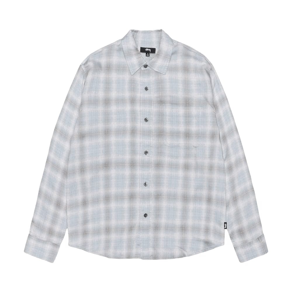 Stussy Matthew Printed Shirt Light Blue