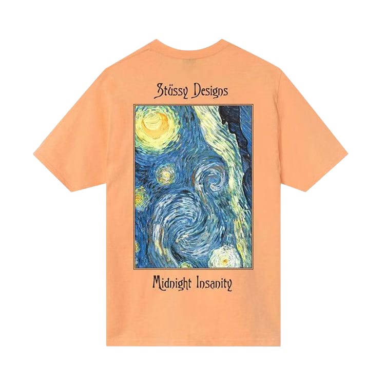Stussy Midnight Insanity T-Shirt Peach
