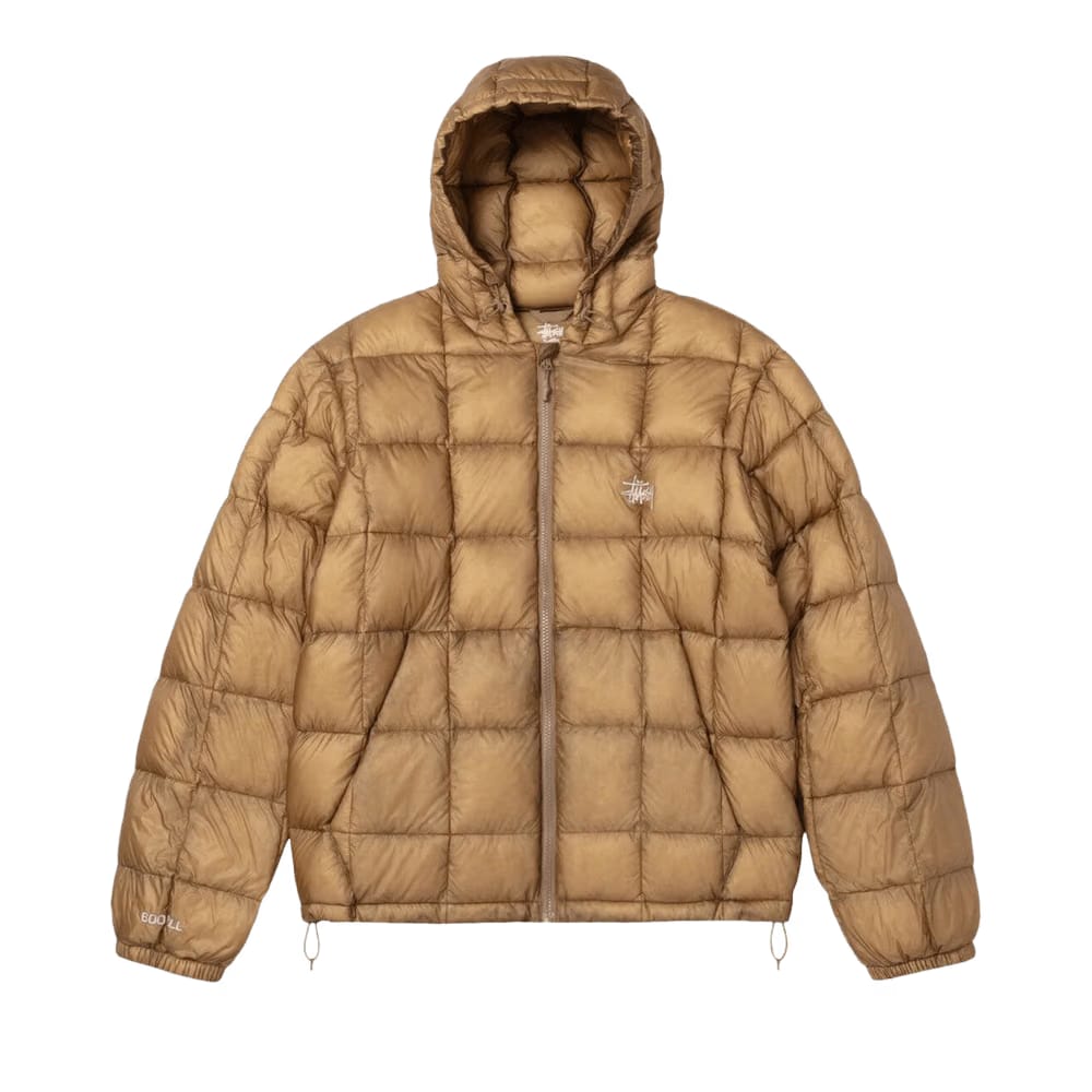 Stussy Midweight Hooded Puffer Khaki