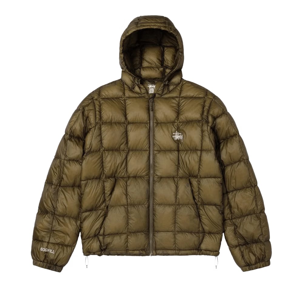 Stussy Midweight Hooded Puffer Olive