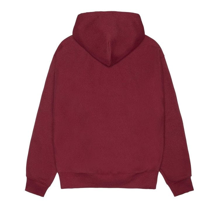Stussy Mirror Zip Hoodie Wine
