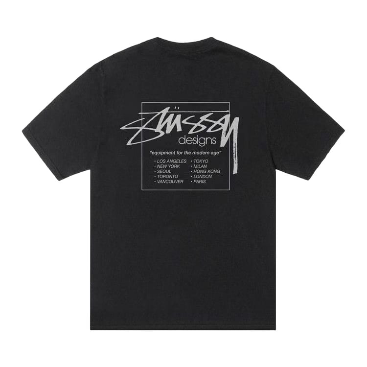 Stussy Modern Age T-Shirt Pigment Dyed Black