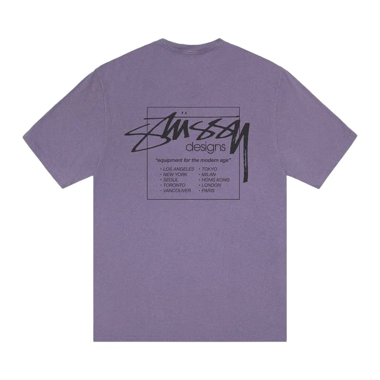 Stussy Modern Age T-Shirt Pigment Dyed Grape