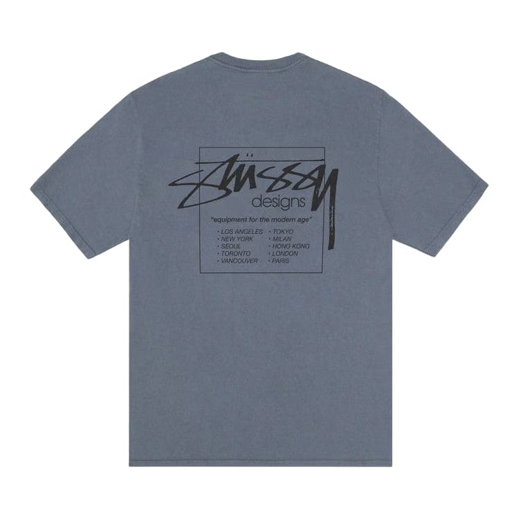 Stussy Modern Age T-Shirt Pigment Dyed Navy