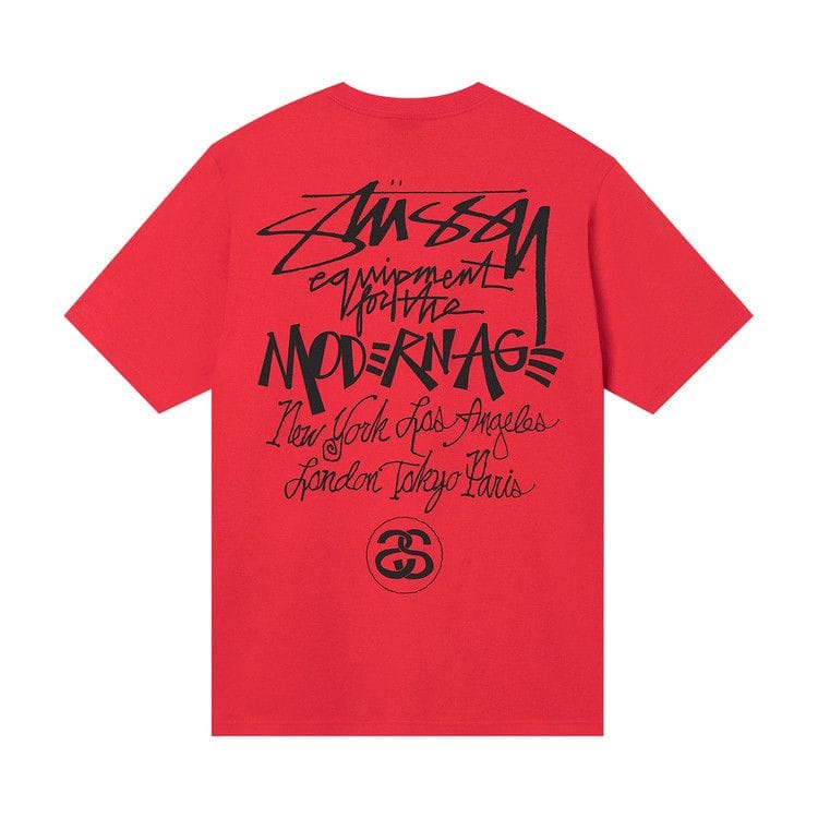 Stussy Modern Age T-Shirt Red