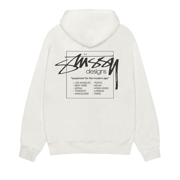 Stussy Modern Age Zip Hoodie Pigment Dyed Natural