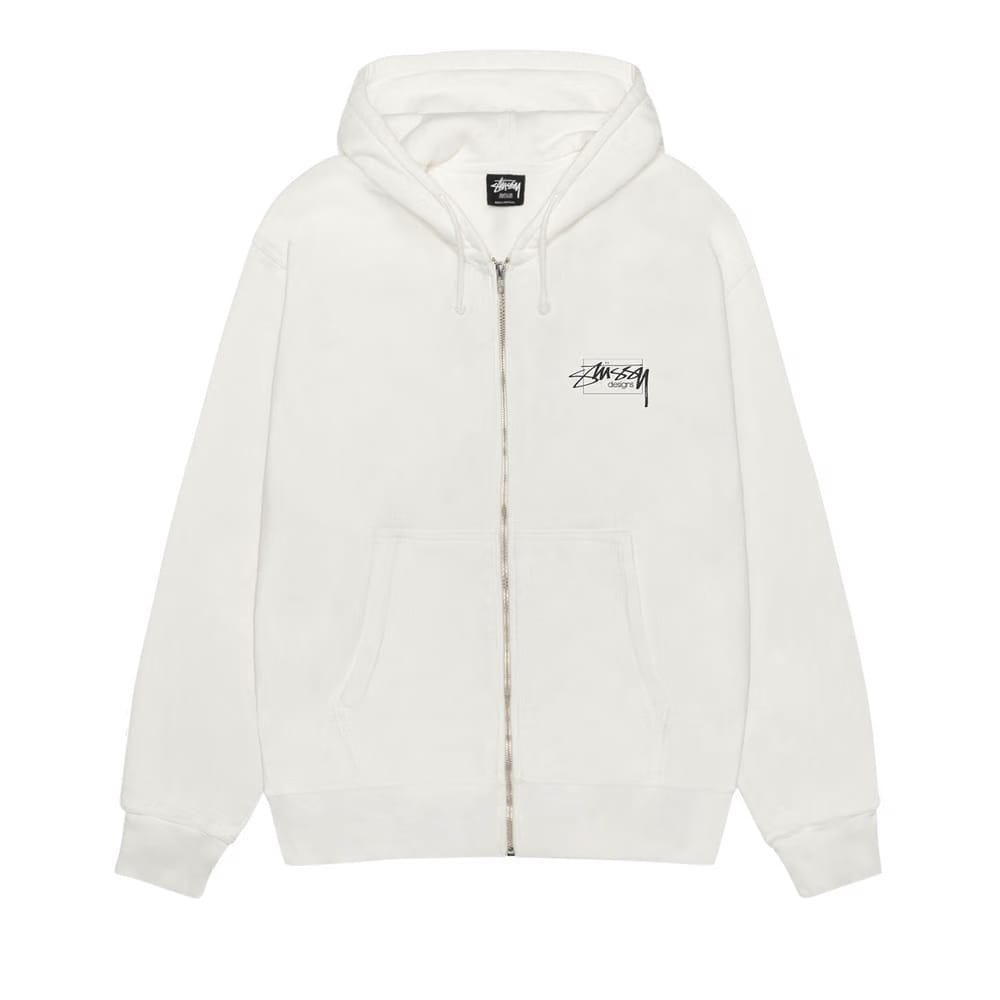 Stussy Modern Age Zip Hoodie Pigment Dyed Natural