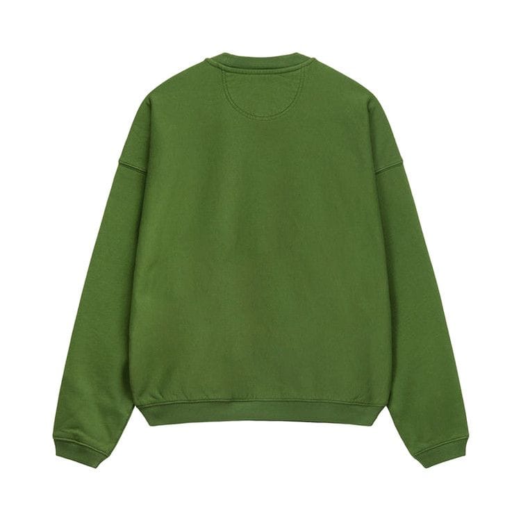 Stussy Relaxed Oversized Crew Green