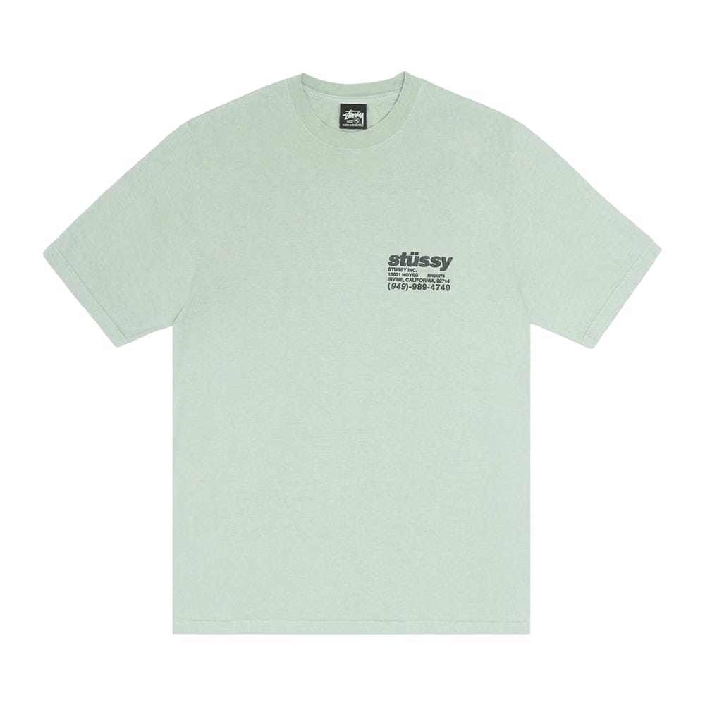 Stussy Pigment Dyed DNA T-Shirt Granite