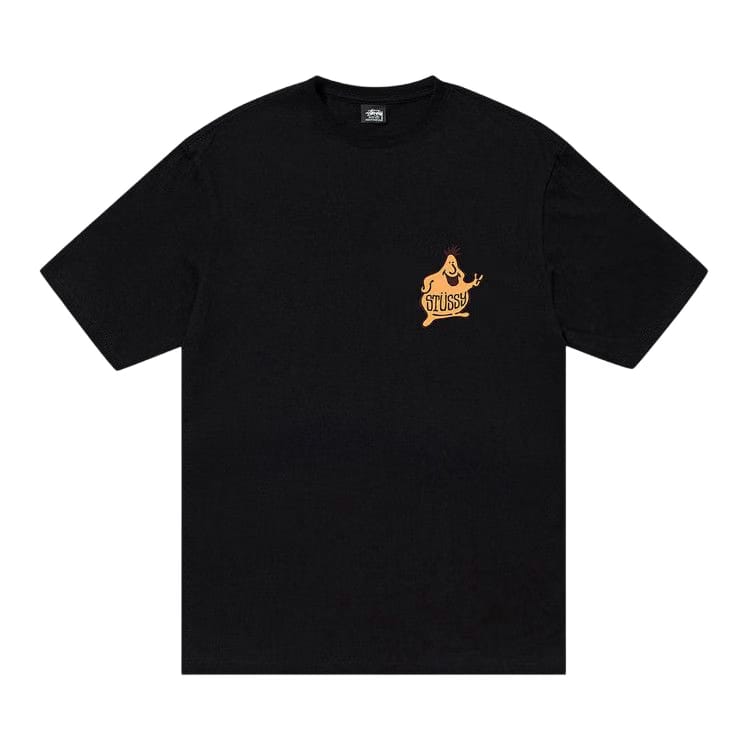 Stussy Mr. Blob Spiral T-Shirt Black