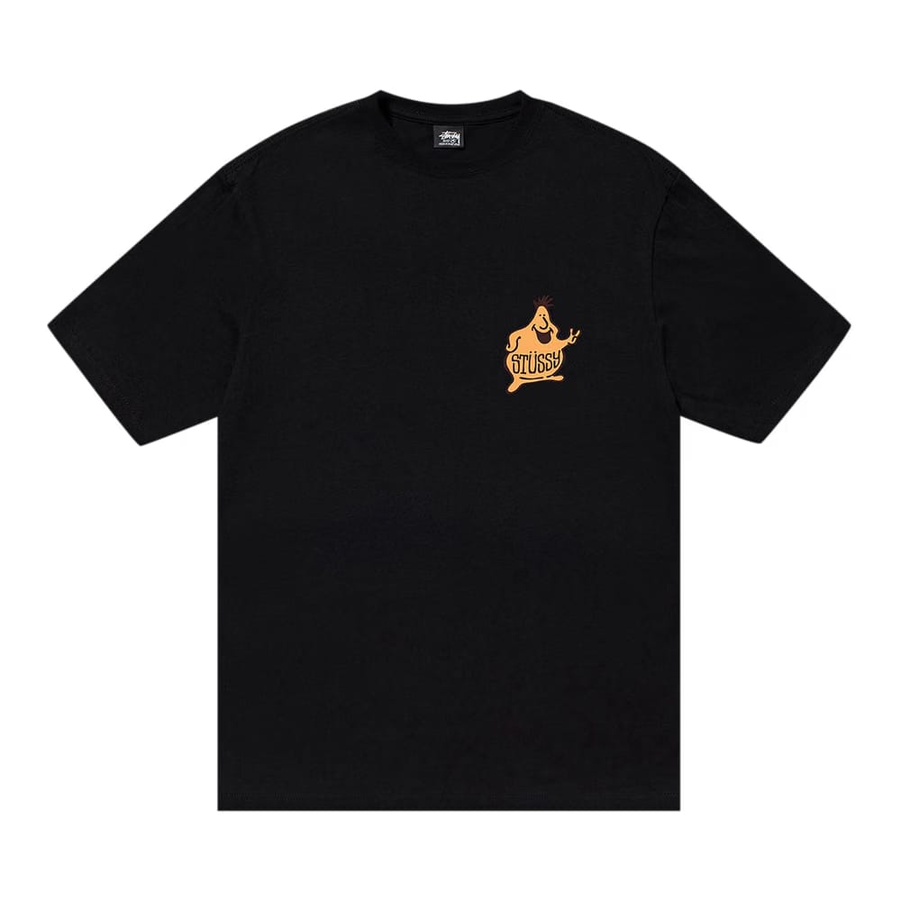 Stussy Mr. Blob Spiral T-Shirt Black