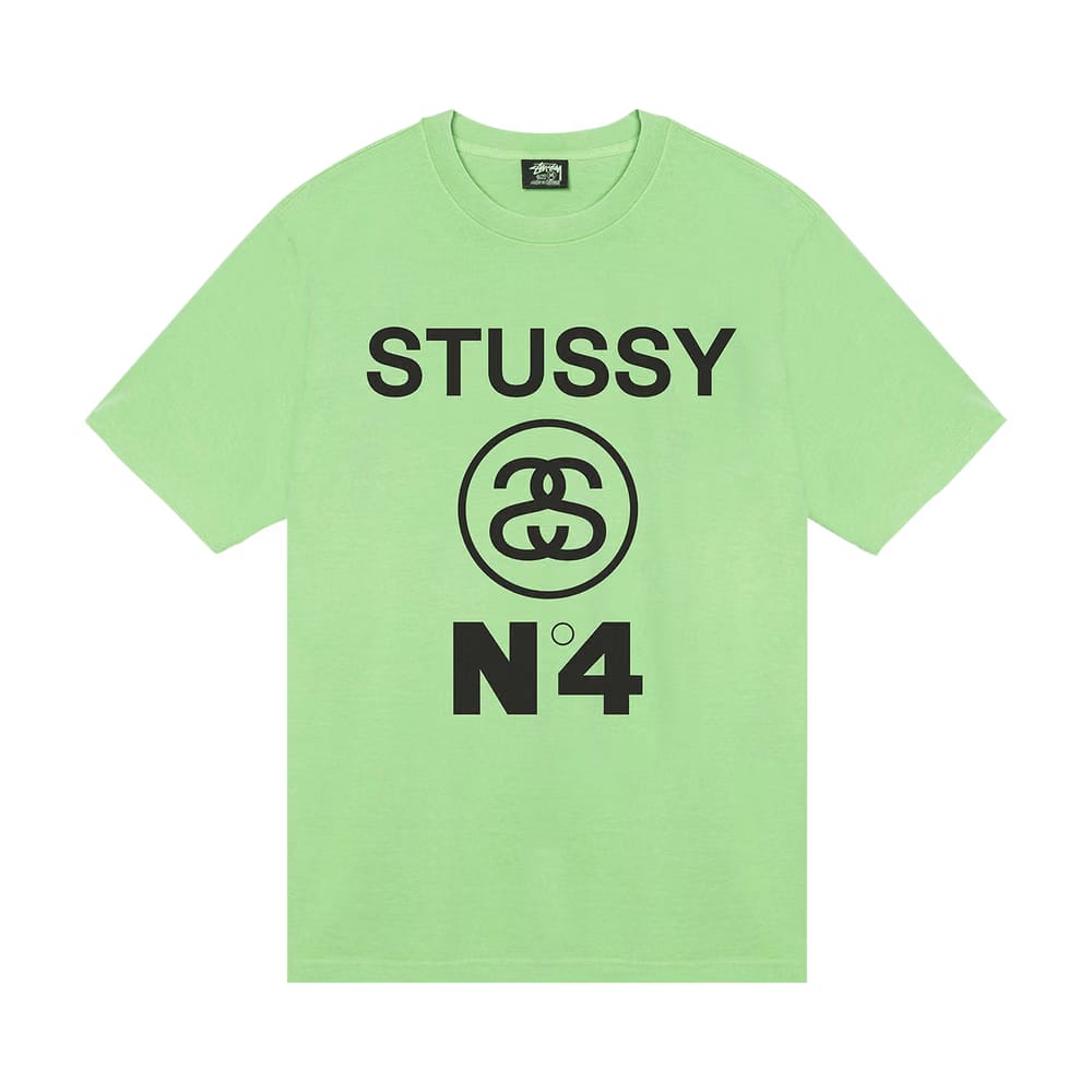 Stussy No.4 Pigment Dyed T-Shirt Green
