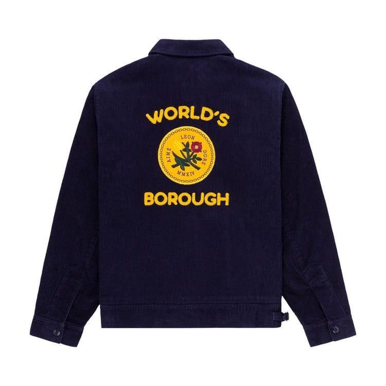 Aimé Leon Dore World's Borough Teamster Jacket Evening Blue