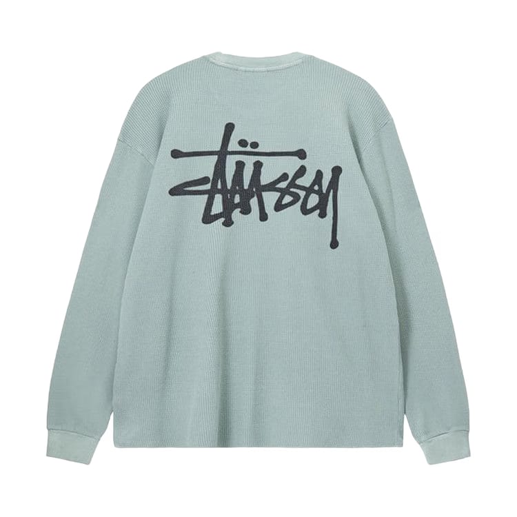 Stussy O'Dyed Long-Sleeve Thermal Grey