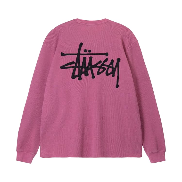 Stussy O'Dyed Long-Sleeve Thermal Magenta