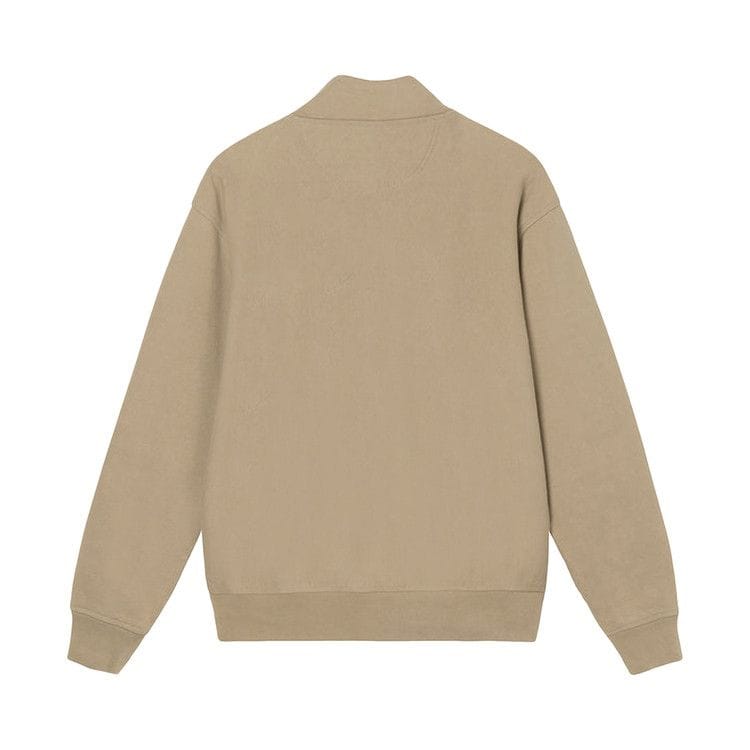 Stussy Overdyed Stock Logo Mock Khaki