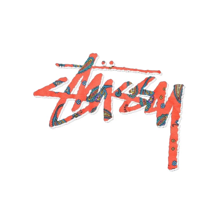Stussy Paisley Stock T-Shirt Black