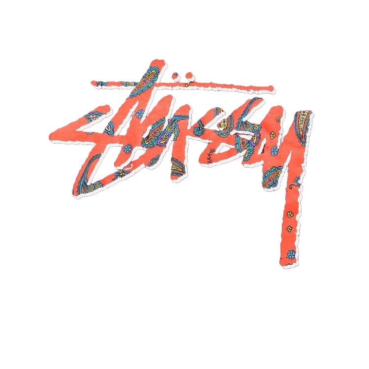 Stussy Paisley Stock T-Shirt Wine
