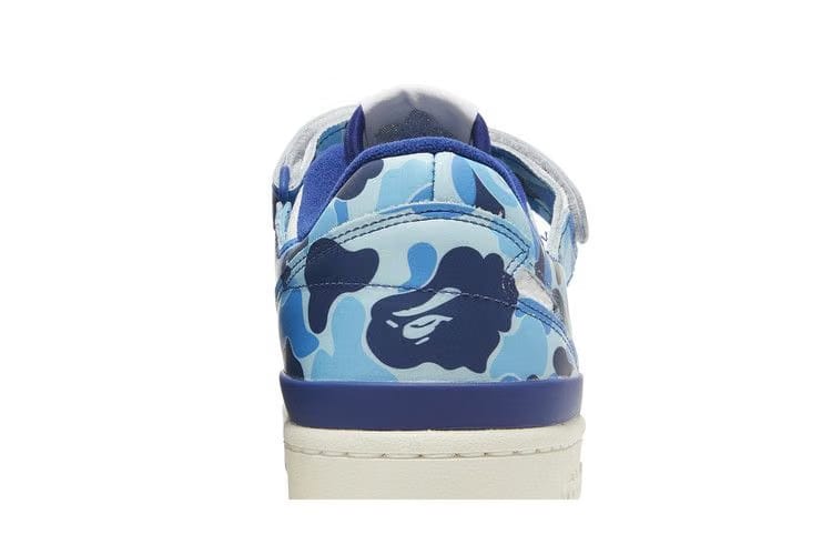 Bape x Forum Low 84 30Th Anniversary Blue Camo